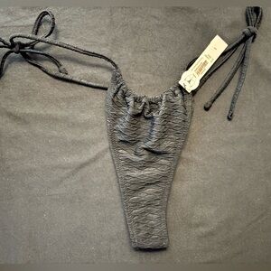 Victoria's Secret Black Thong Bikini Bottom